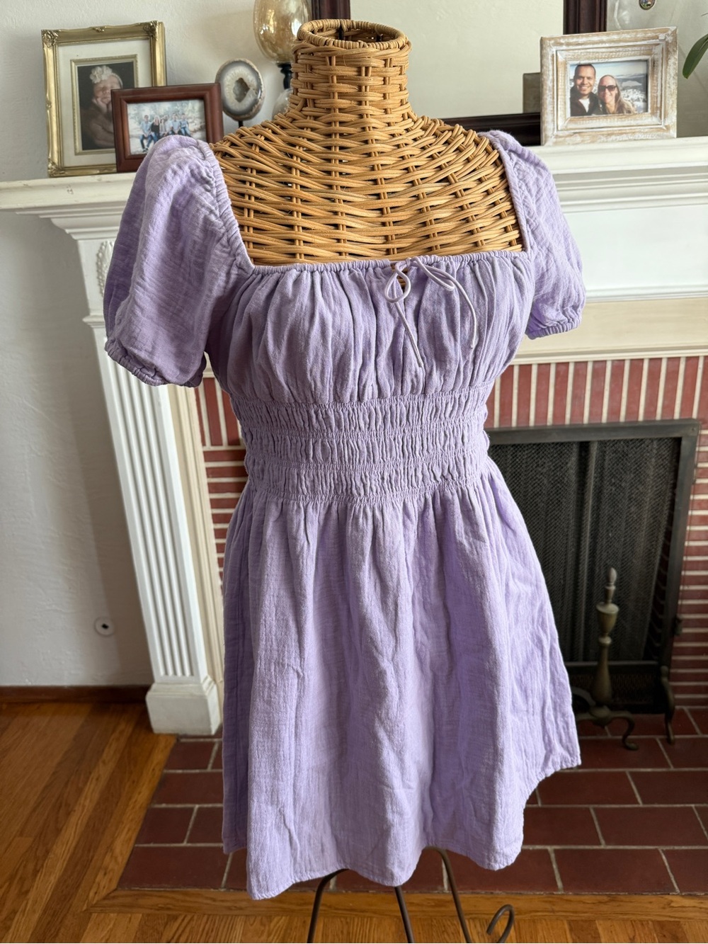 Aritzia Sundays Best purple baby doll dress S